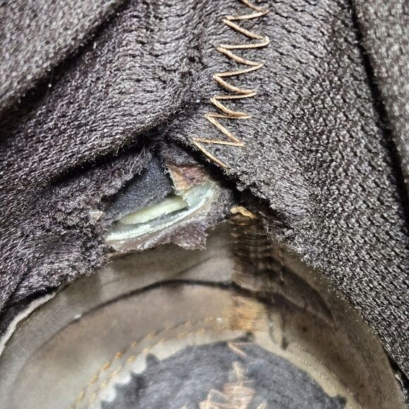 Cabelas Pinedale Mens Size 9.5D Square Toe Brown/Camo Leather Boots 2565615 - Picture 6 of 14